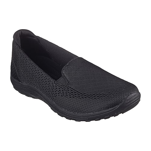 Skechers Reggae Fest Willow Vibe Womens Round Closed Toe Slip-On Shoe, 6 1/2 Medium, Black Skechers Reggae Fest Willow Vibe Womens Round Closed Toe Slip-On Shoe, 6 1/2 Medium, Black