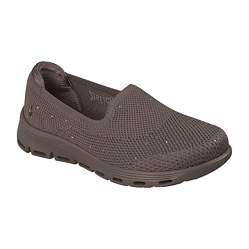 Skechers Womens Walking Shoes, 7 Medium, Brown