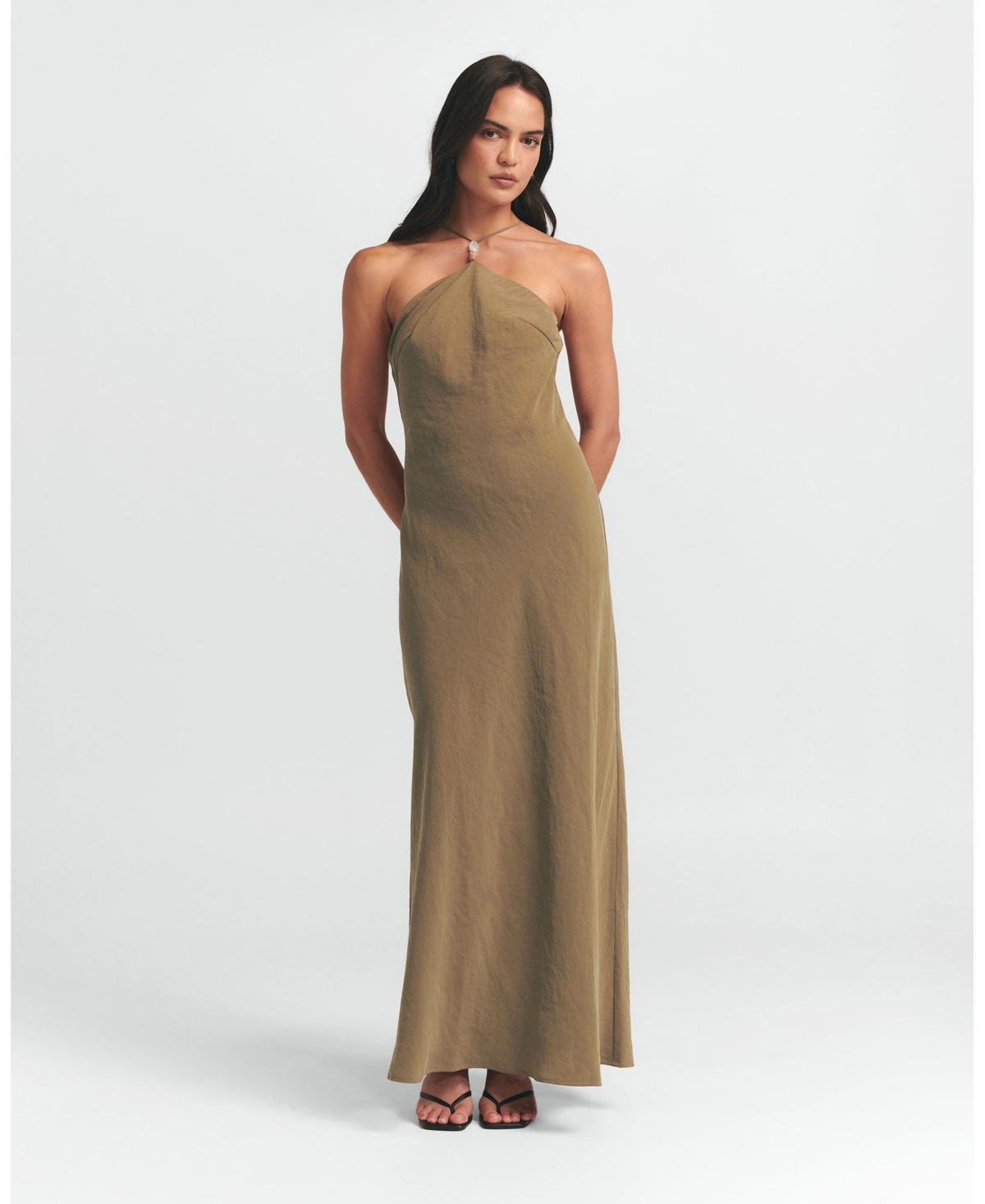 St Mrlo Women’s Anais Slip Dress – Taupe