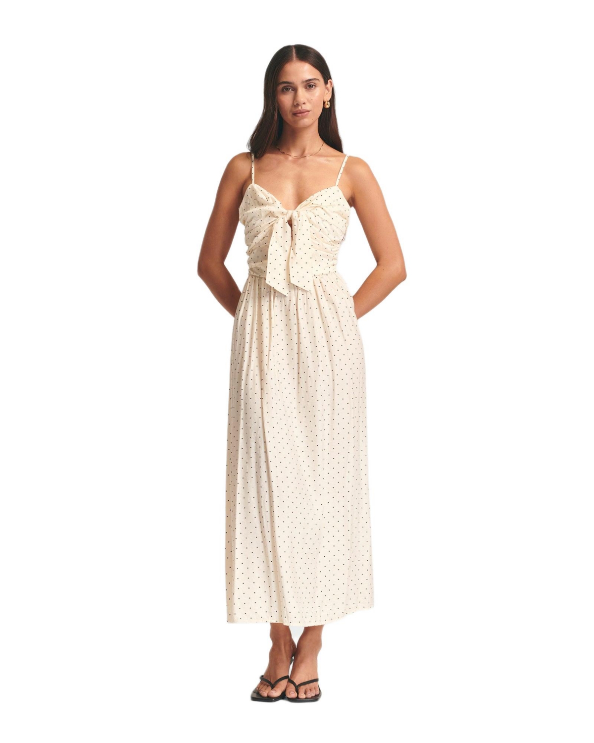 St Mrlo Women’s Baylen Midi Dress – Cream spot St Mrlo Women’s Baylen Midi Dress – Cream spot