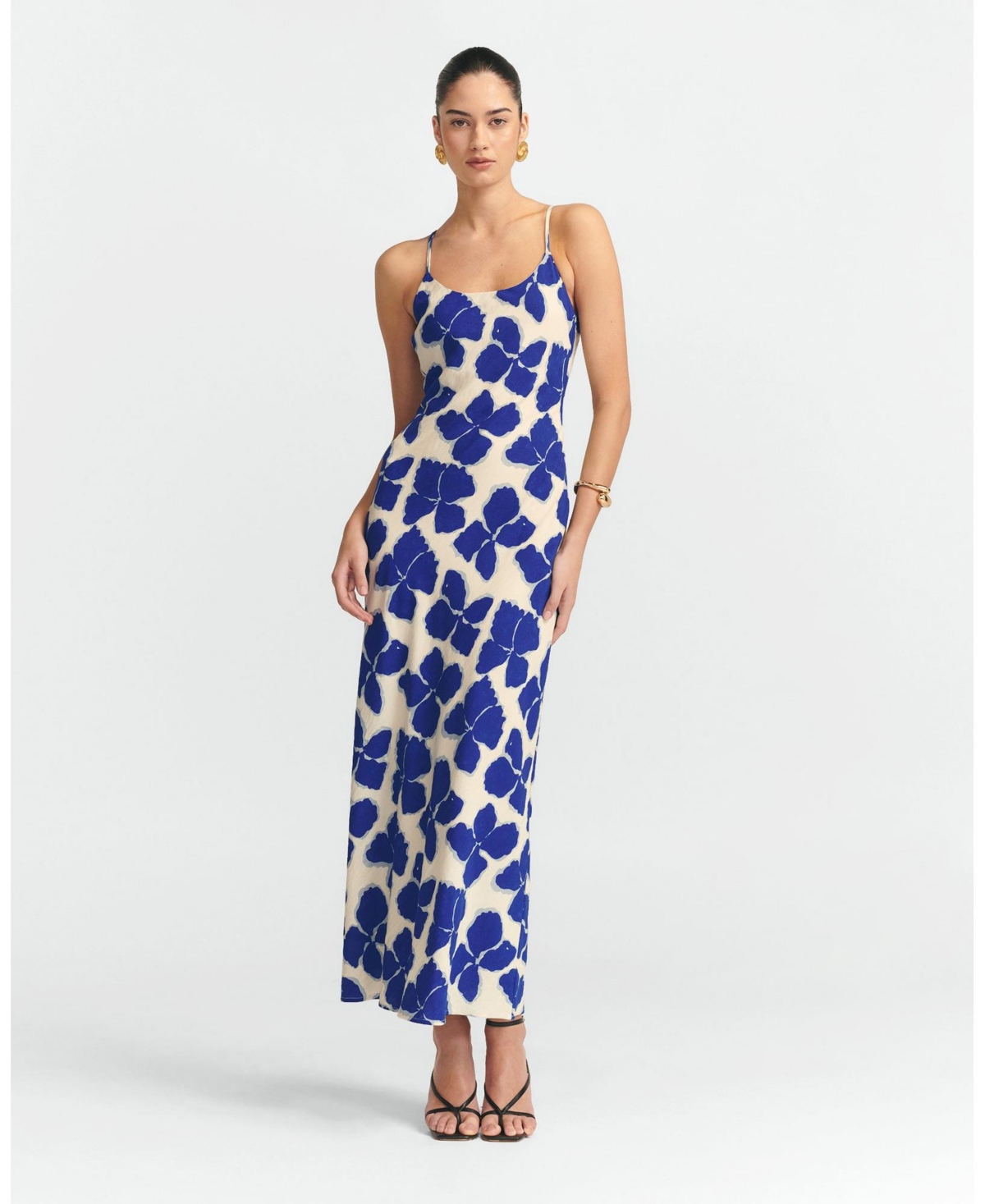 St Mrlo Women’s Gemma Slip Dress – Blue wildflower St Mrlo Women’s Gemma Slip Dress – Blue wildflower