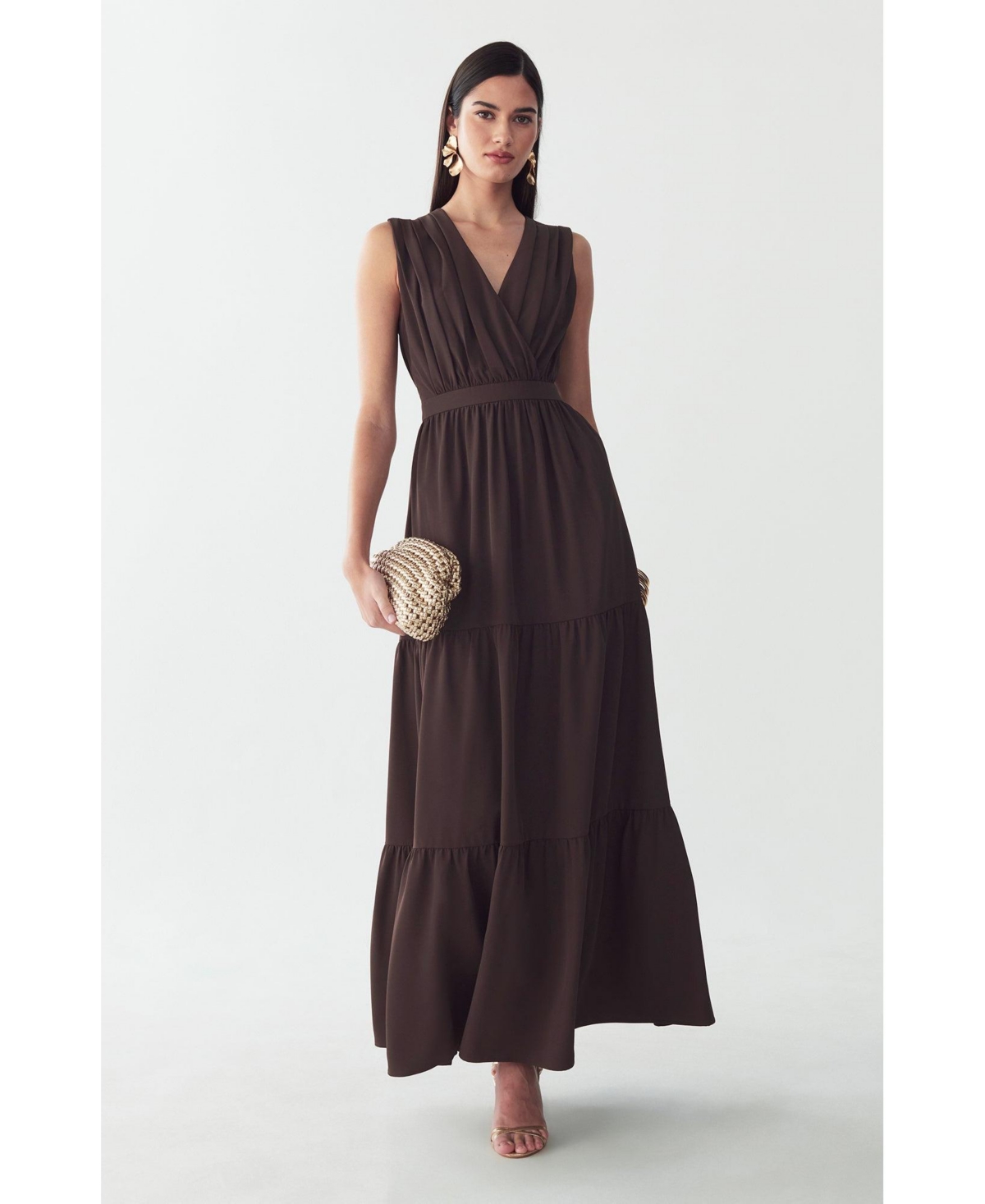 St Mrlo Women’s Grennan Maxi Dress – Chocolate St Mrlo Women’s Grennan Maxi Dress – Chocolate
