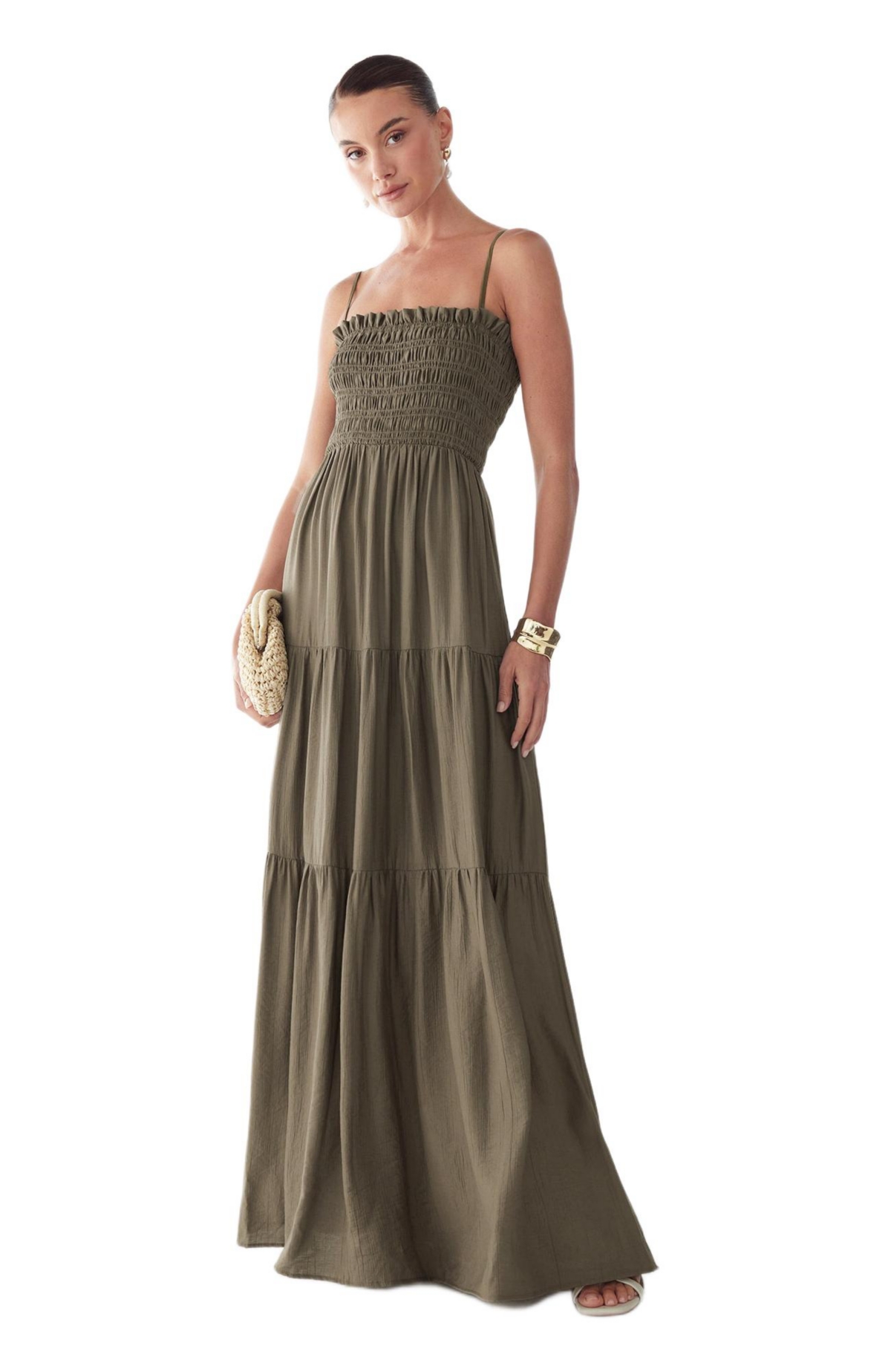 St Mrlo Women’s Lennie Maxi Dress – Olive St Mrlo Women’s Lennie Maxi Dress – Olive