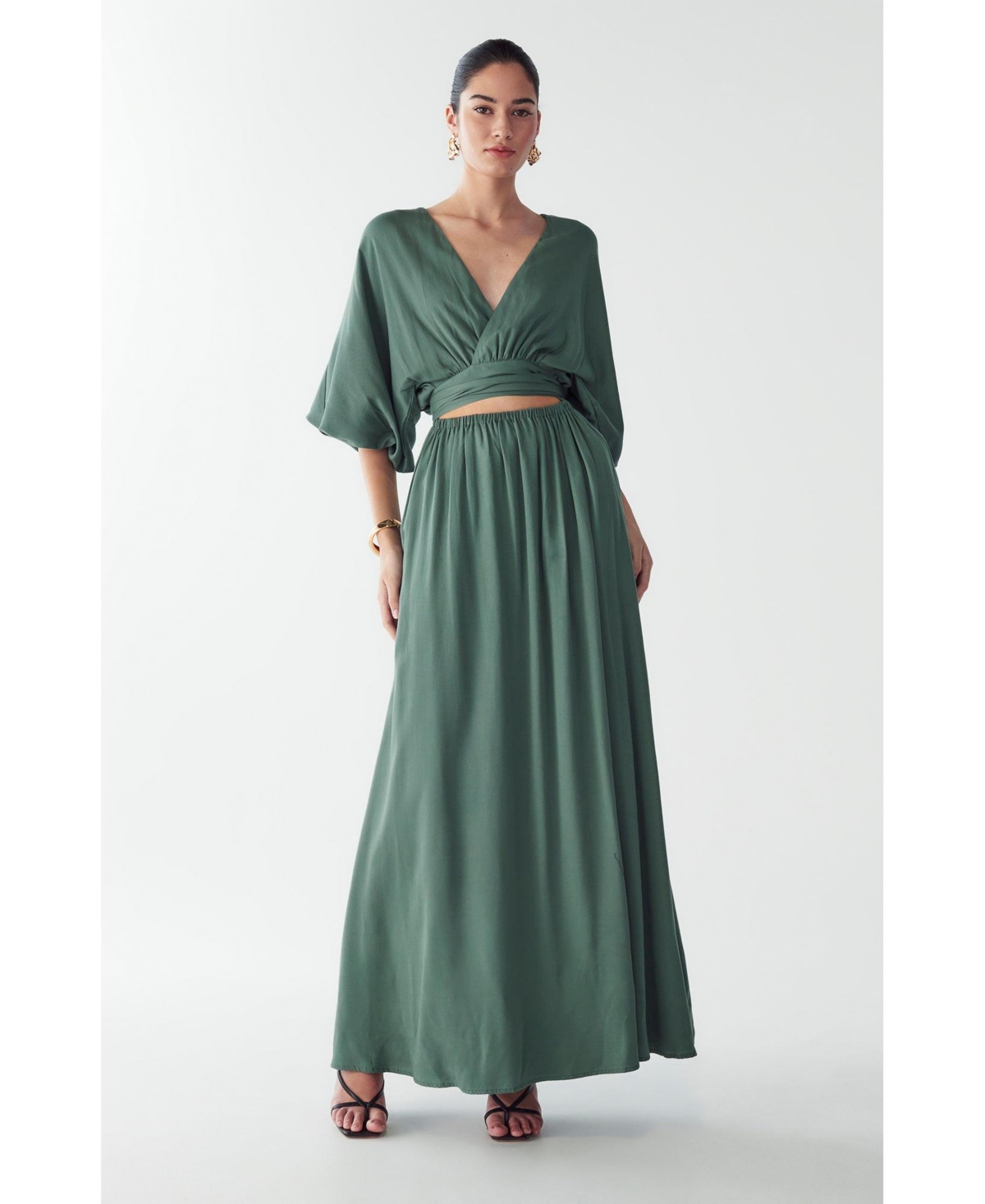 St Mrlo Women’s Rowe Maxi Dress – Eucalyptus St Mrlo Women’s Rowe Maxi Dress – Eucalyptus