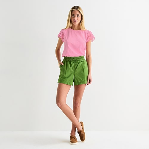 St. John’s Bay Womens Pull-On Short, Petite X-large, Green