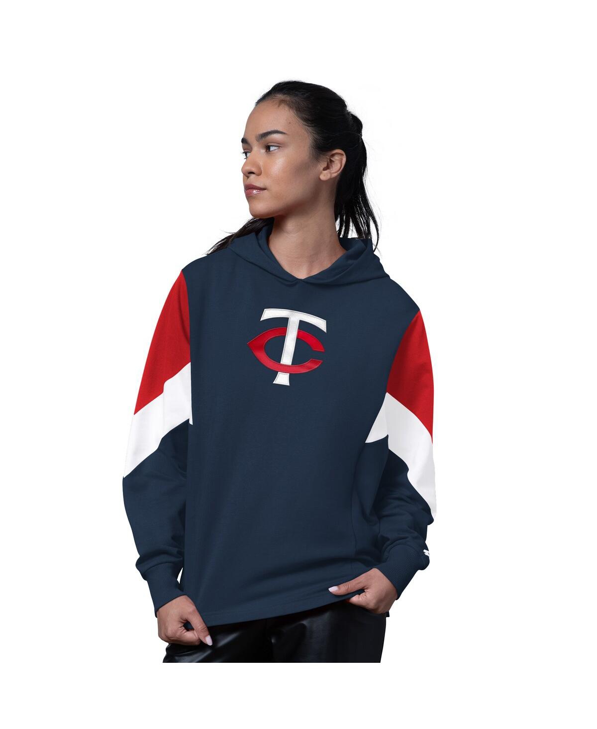 Starter Women’s Navy Minnesota Twins Scrimmage Pullover Hoodie – Navy, Red Starter Women’s Navy Minnesota Twins Scrimmage Pullover Hoodie – Navy, Red