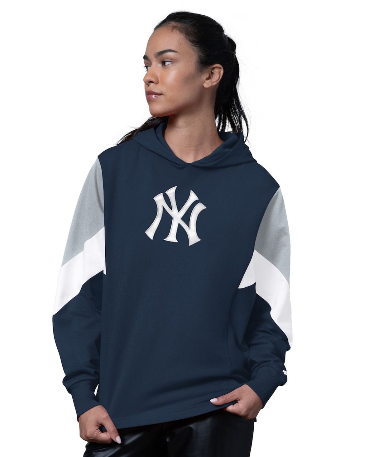 Starter Women’s Navy New York Yankees Scrimmage Pullover Hoodie – Navy Starter Women’s Navy New York Yankees Scrimmage Pullover Hoodie – Navy