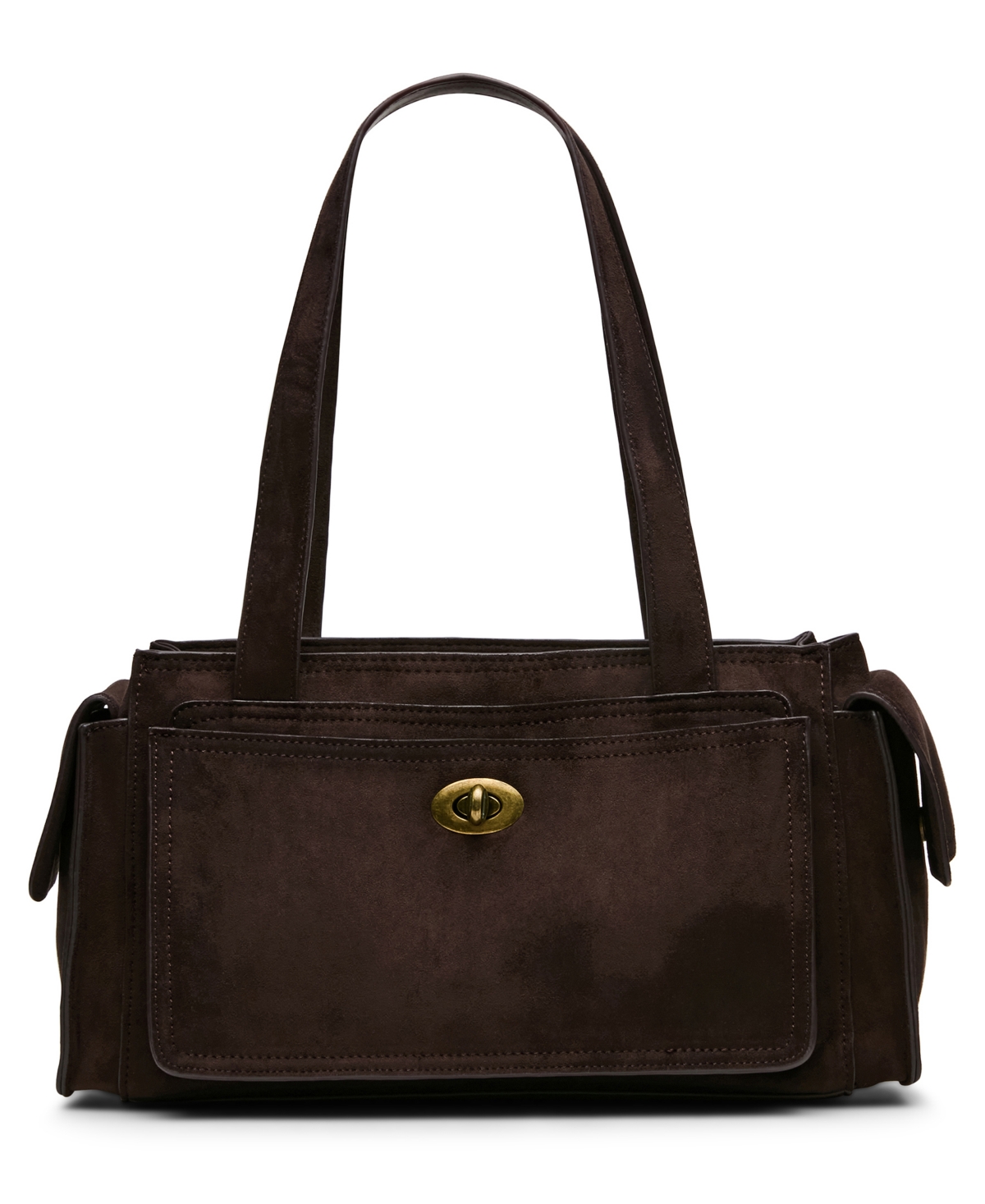 Steve Madden Taro Small Satchel Handbag – Chocolate