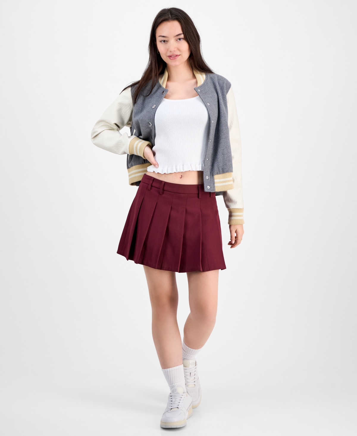 Steve Madden Women’s Margo Mini Skirt – Wine Steve Madden Women’s Margo Mini Skirt – Wine