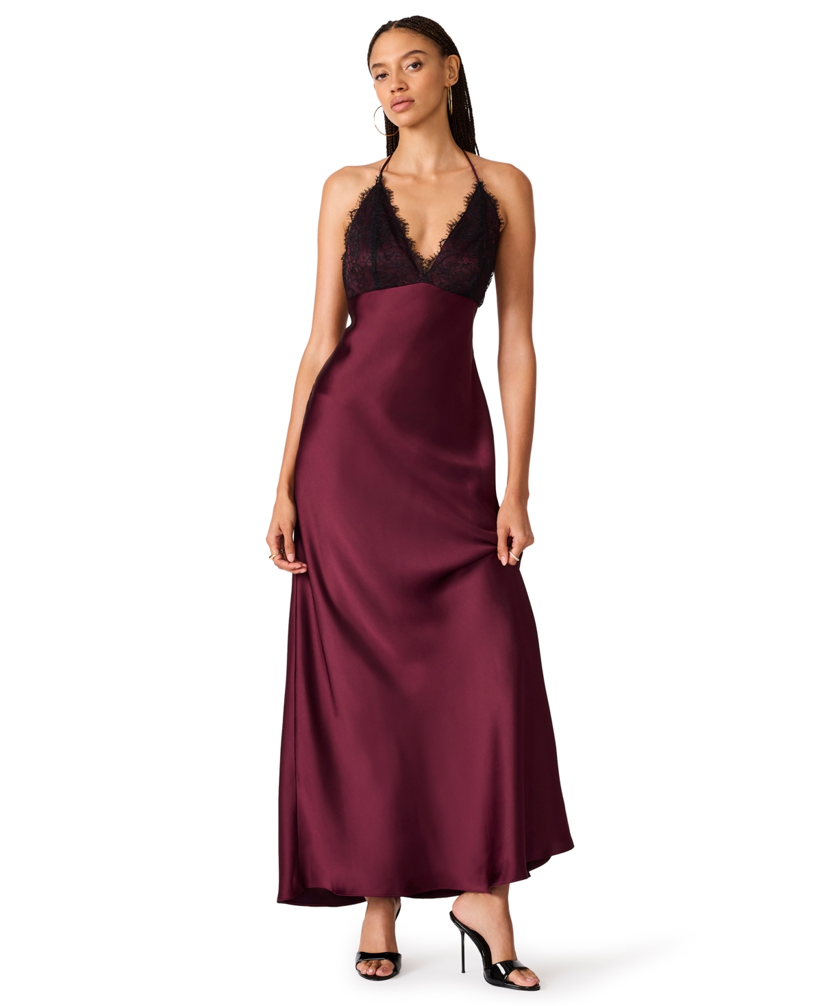 Steve Madden Women’s V-Neck Dress – Purple Steve Madden Women’s V-Neck Dress – Purple