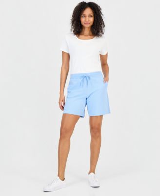Style Co Womens Mid Rise Sweatpant Shorts Created For Macys Style Co Womens Mid Rise Sweatpant Shorts Created For Macys