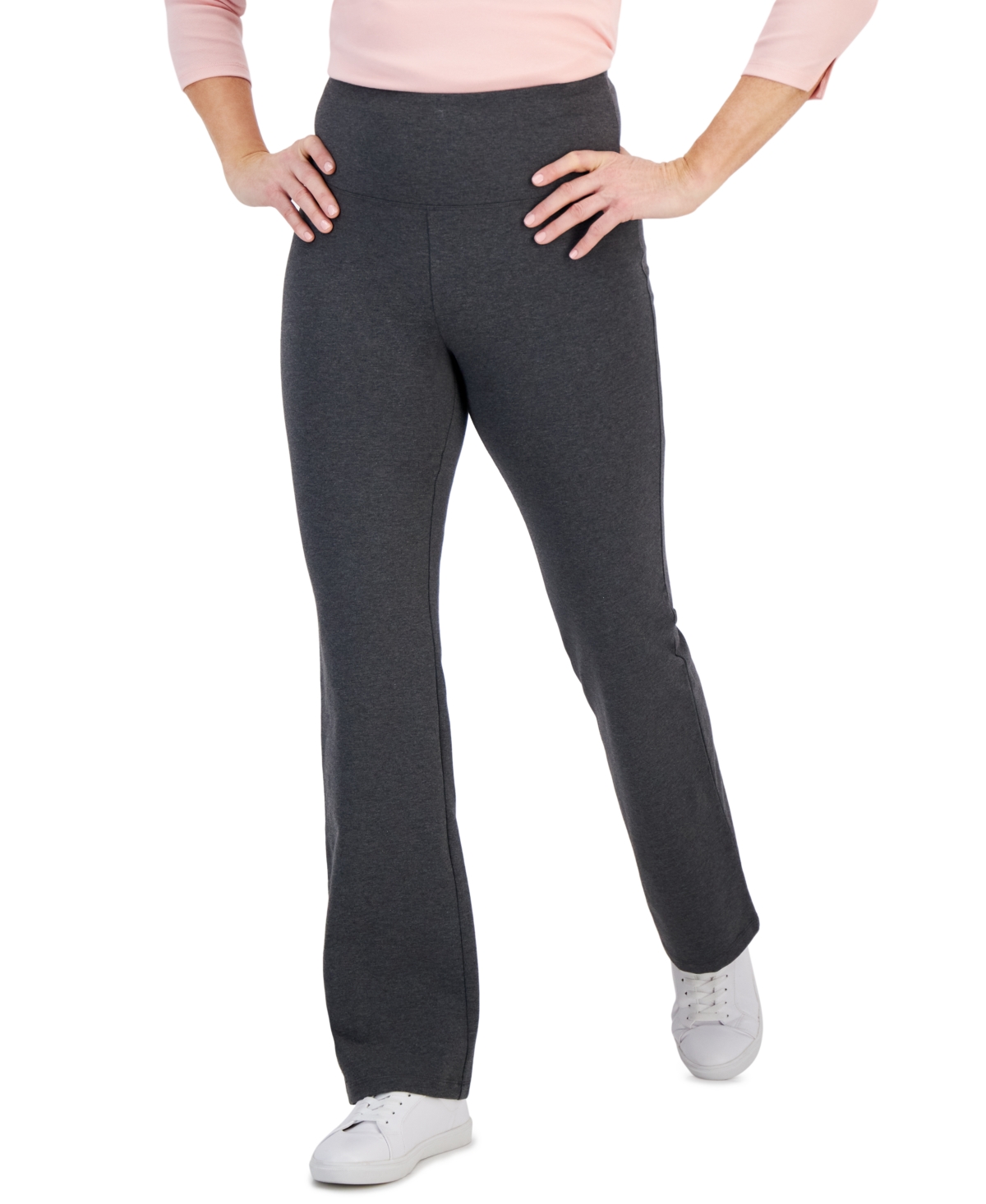 Style & Co Women’s High-Rise Bootcut Leggings, Created for Macy’s – Charcoal Heather Style & Co Women’s High-Rise Bootcut Leggings, Created for Macy’s – Charcoal Heather