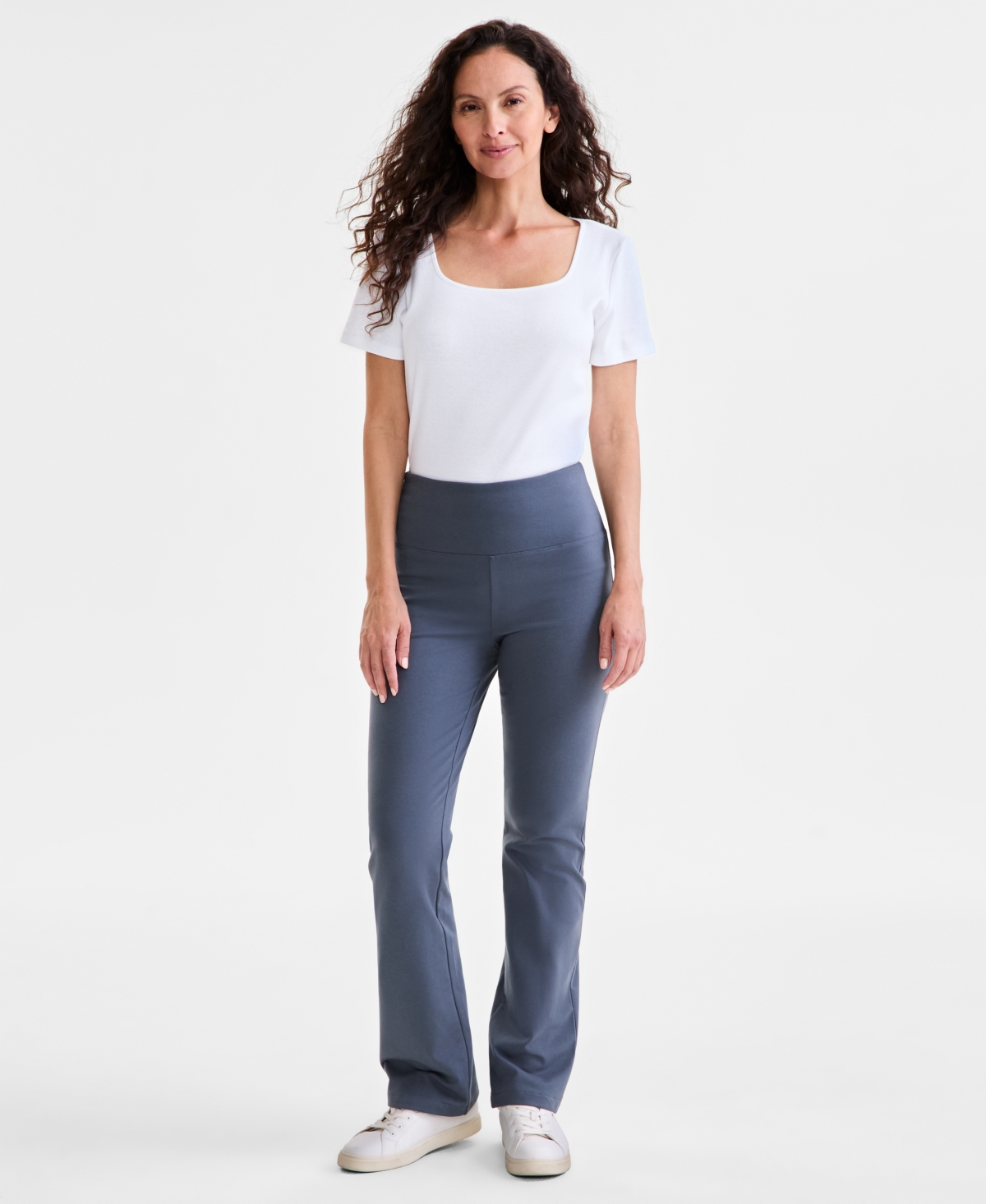 Style & Co Women’s High-Rise Bootcut Leggings, Created for Macy’s – East Side Grey Style & Co Women’s High-Rise Bootcut Leggings, Created for Macy’s – East Side Grey