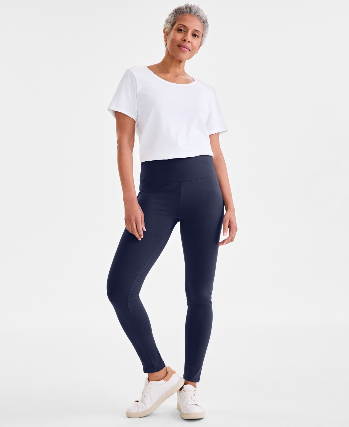 Style & Co Women’s High Rise Leggings, Created for Macy’s – Industrial Blue Style & Co Women’s High Rise Leggings, Created for Macy’s – Industrial Blue