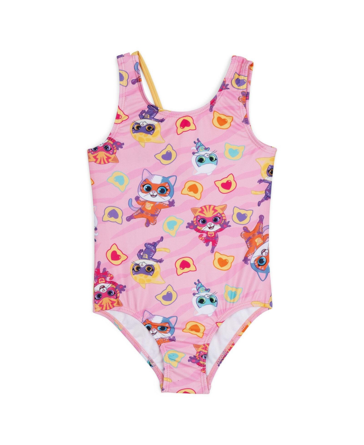 Super Kitties Girls Disney One Piece Swimwear – Superkitties pink