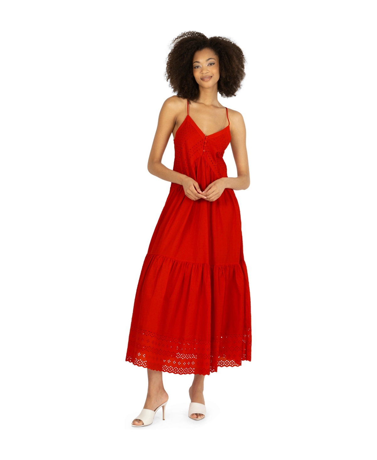 Super Natural by Secret Mission Women’s Daniella Dress – Cherry red