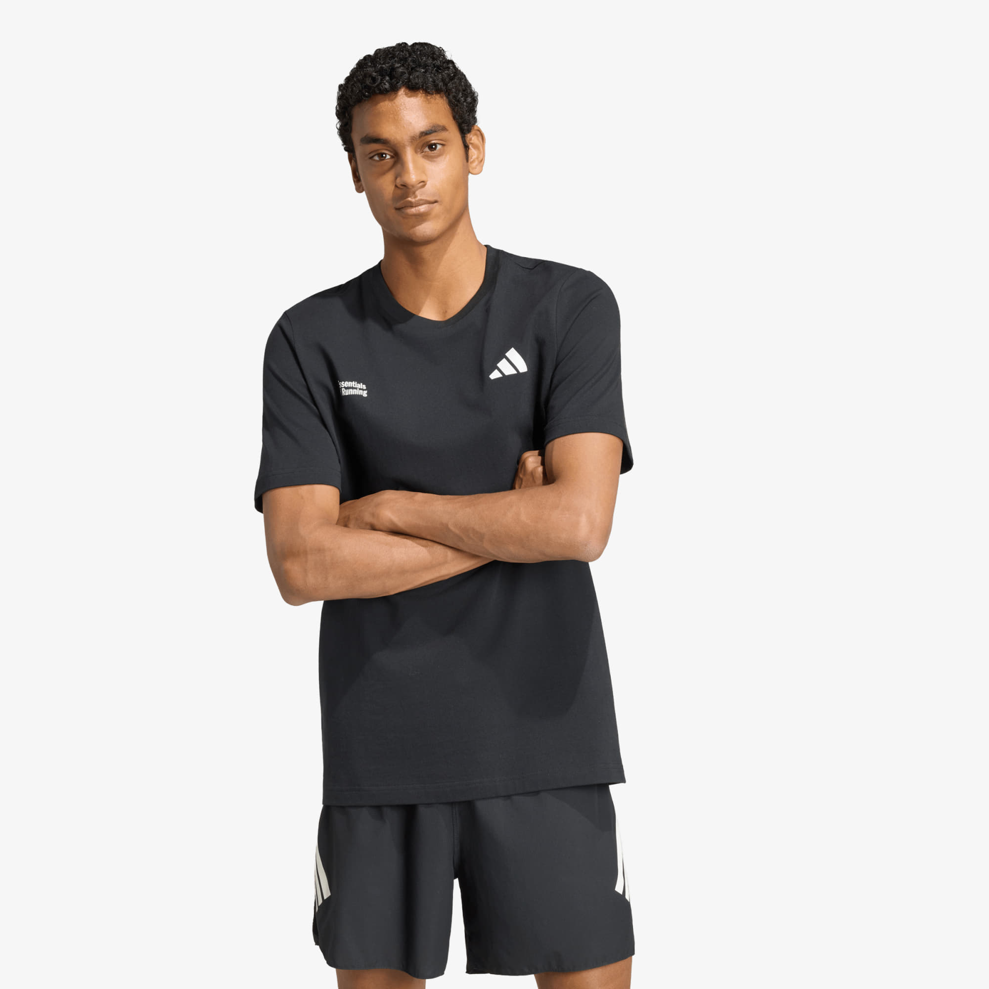 T-shirt adidas M Run Ess G T Black M T-shirt adidas M Run Ess G T Black M