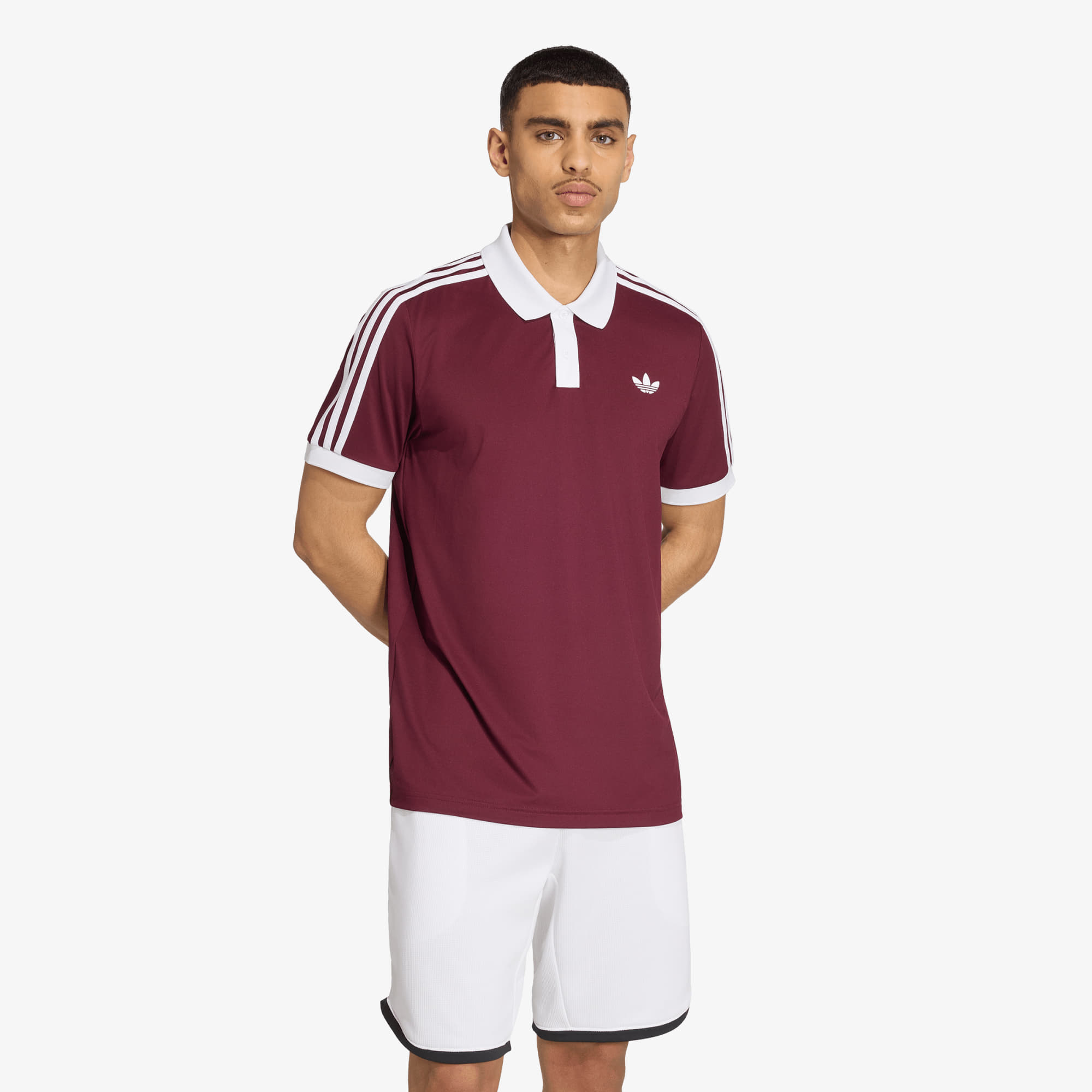 T-shirt adidas Tennis Classics Polo Shirt Maroon L