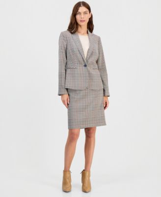 Tahari Asl Single Button Blazer Pencil Skirt Tahari Asl Single Button Blazer Pencil Skirt