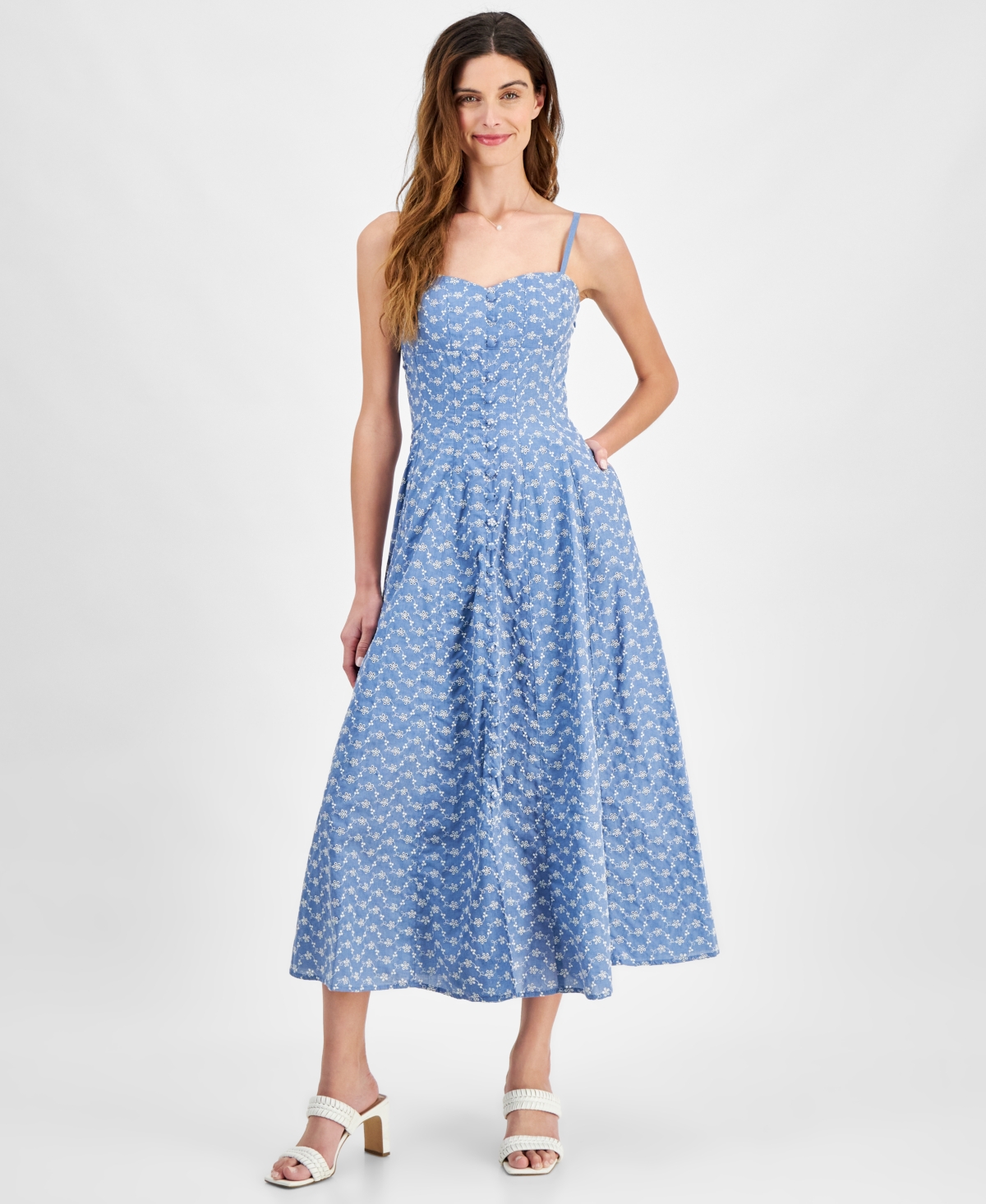 Taylor Women’s Eyelet A-Line Dress – Denimivory