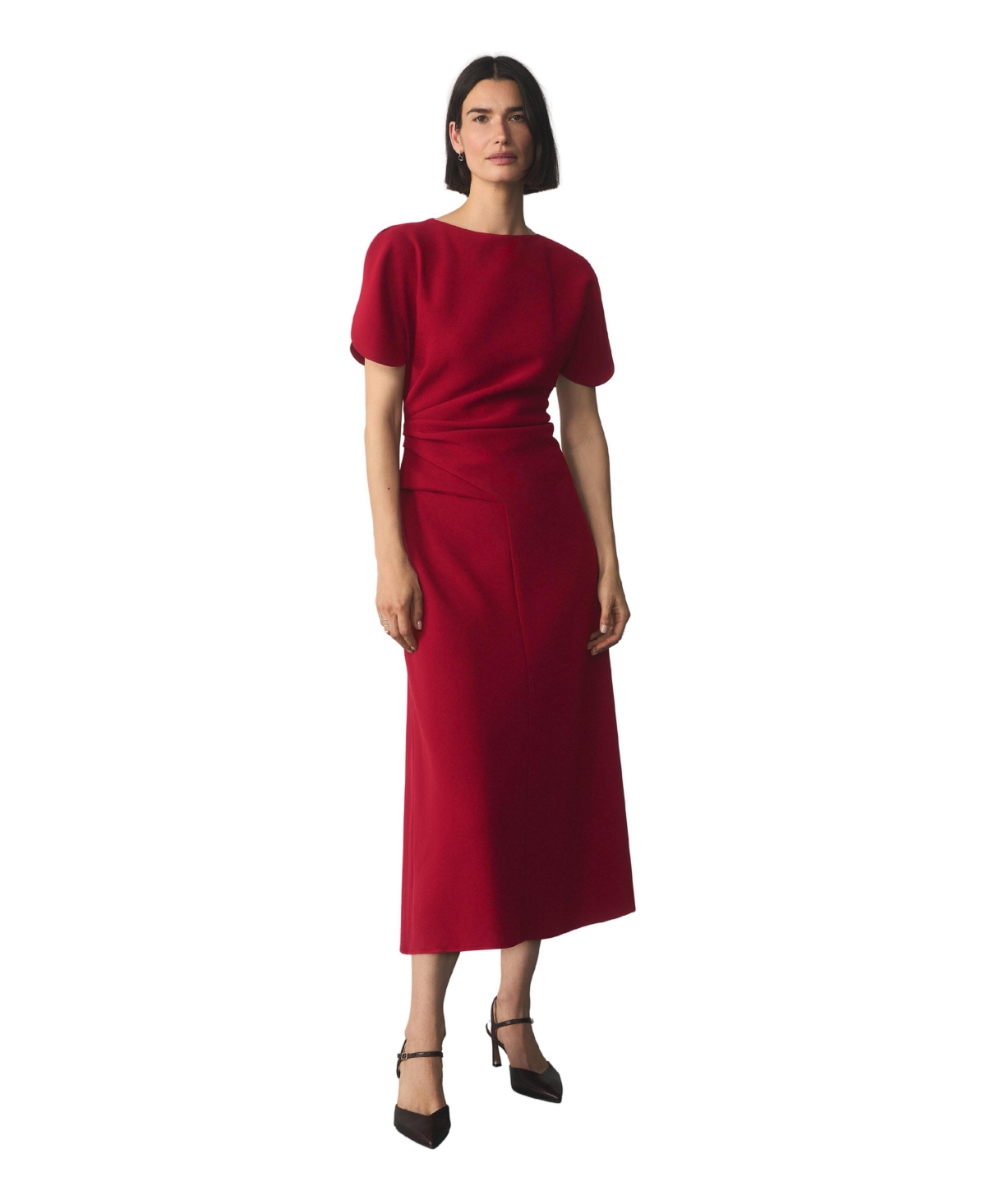 The Fold Women’s Salerno Midi Dress – Red The Fold Women’s Salerno Midi Dress – Red