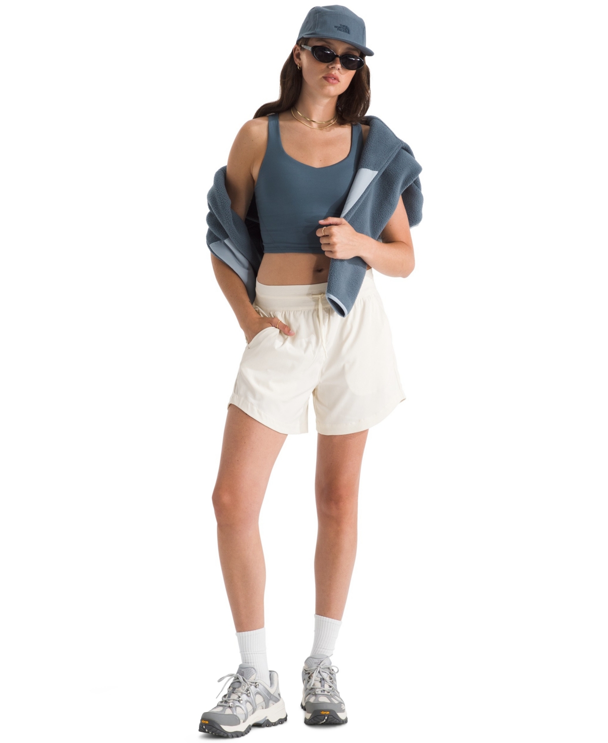 The North Face Women’s Aphrodite Regular Fit Shorts – White Dune The North Face Women’s Aphrodite Regular Fit Shorts – White Dune