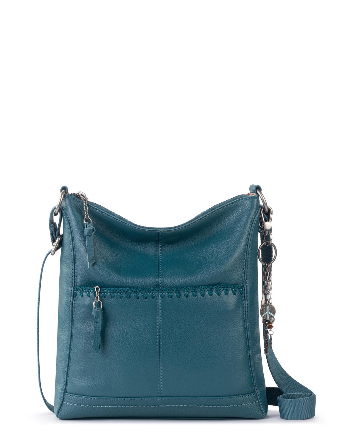 The Sak Lucia Leather Small Crossbody Handbag – Deep Teal The Sak Lucia Leather Small Crossbody Handbag – Deep Teal