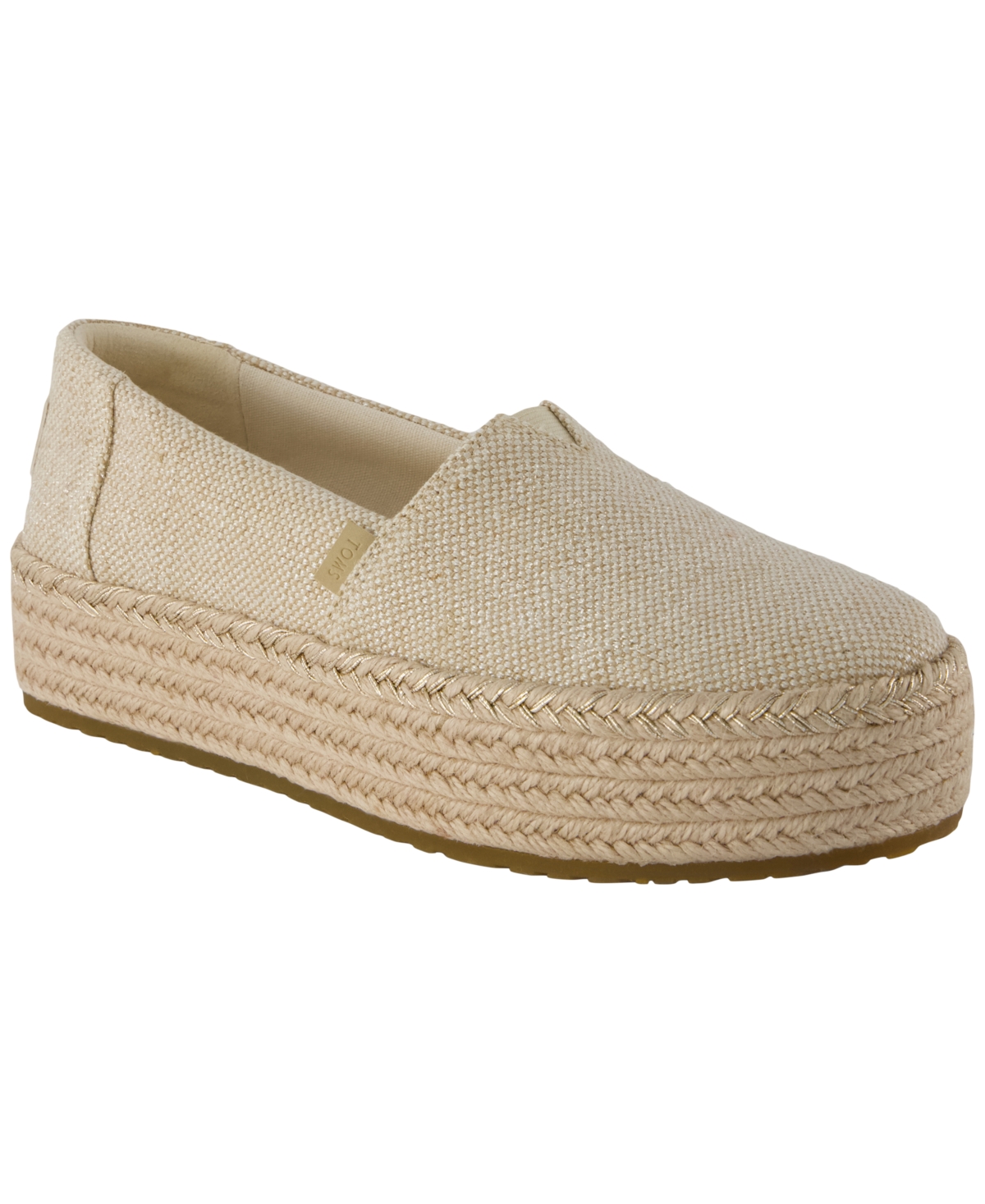 Toms Women’s Valencia Platform Espadrille Slip-On Shoes – Yellow Toms Women’s Valencia Platform Espadrille Slip-On Shoes – Yellow