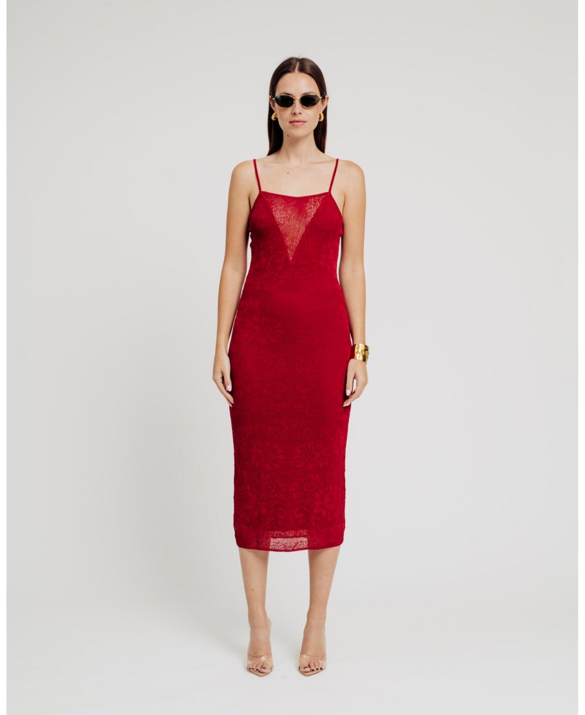 Torn By Ronny Kobo Women’s Delia Dress – Cabernet