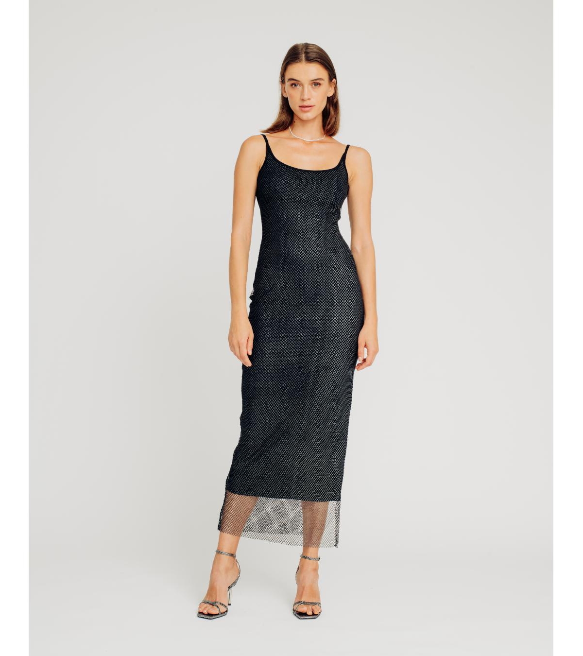 Torn By Ronny Kobo Women’s Luna Dress – Black/silver Torn By Ronny Kobo Women’s Luna Dress – Black/silver