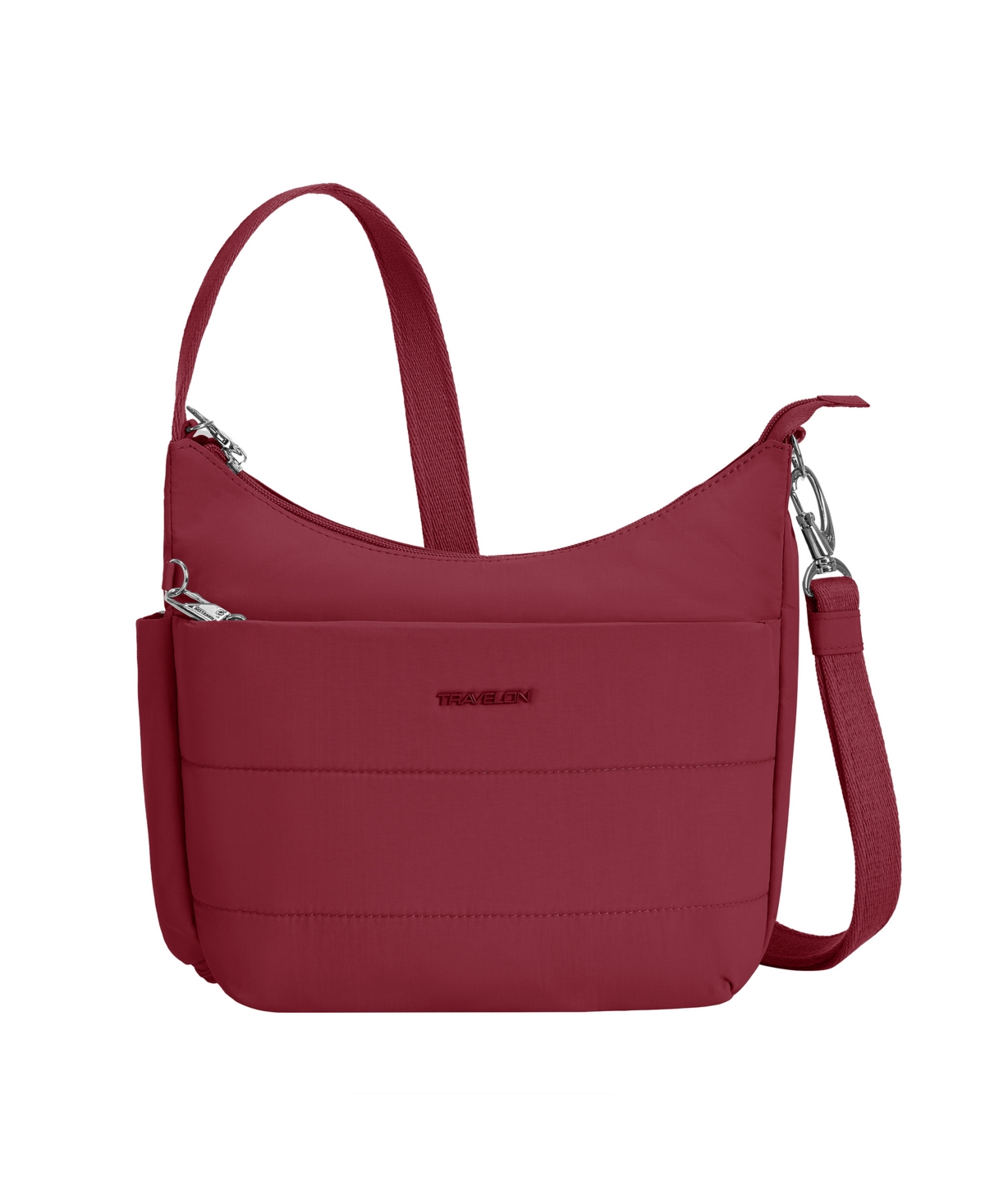 Travelon Anti-Theft Roam Medium Crossbody – Cranberry Travelon Anti-Theft Roam Medium Crossbody – Cranberry