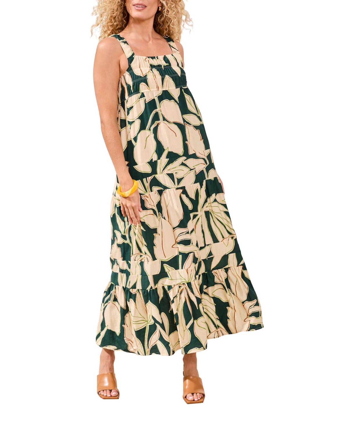 Tribal Women’s Bra-Friendly Maxi Dress – Rainforest Tribal Women’s Bra-Friendly Maxi Dress – Rainforest