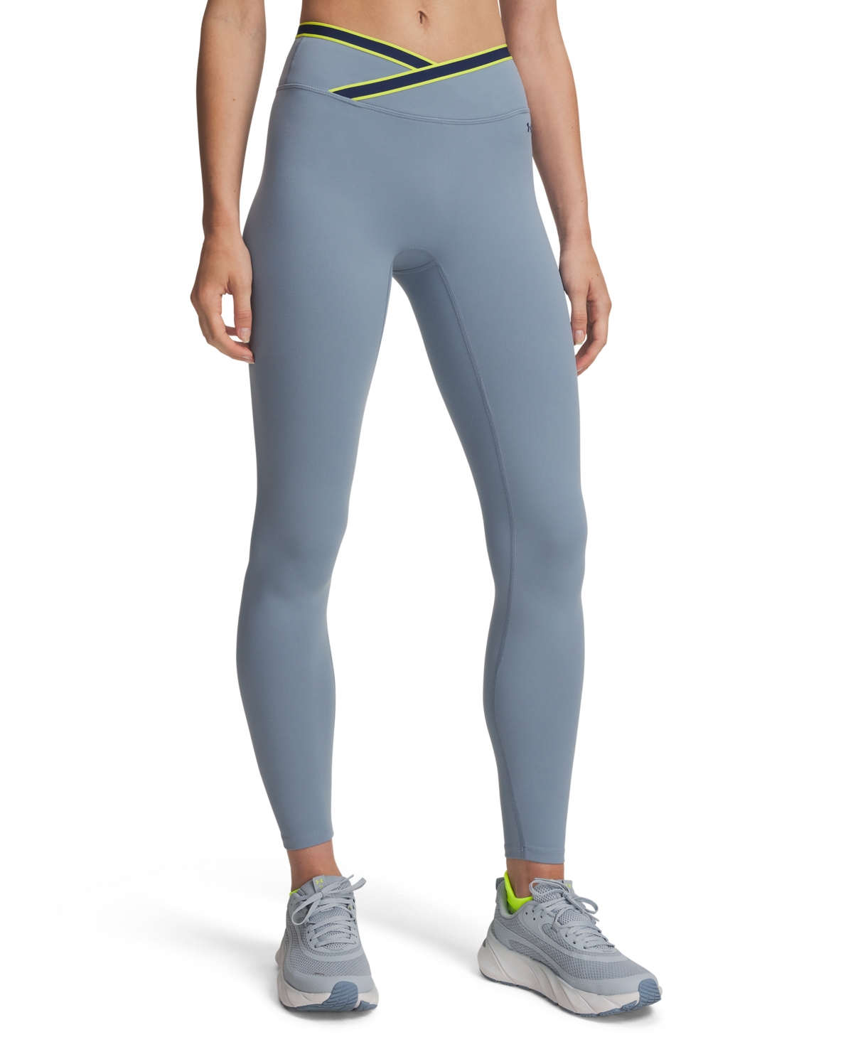 Under Armour Women’s Motion Sport Tape Leggings – Blue Wind