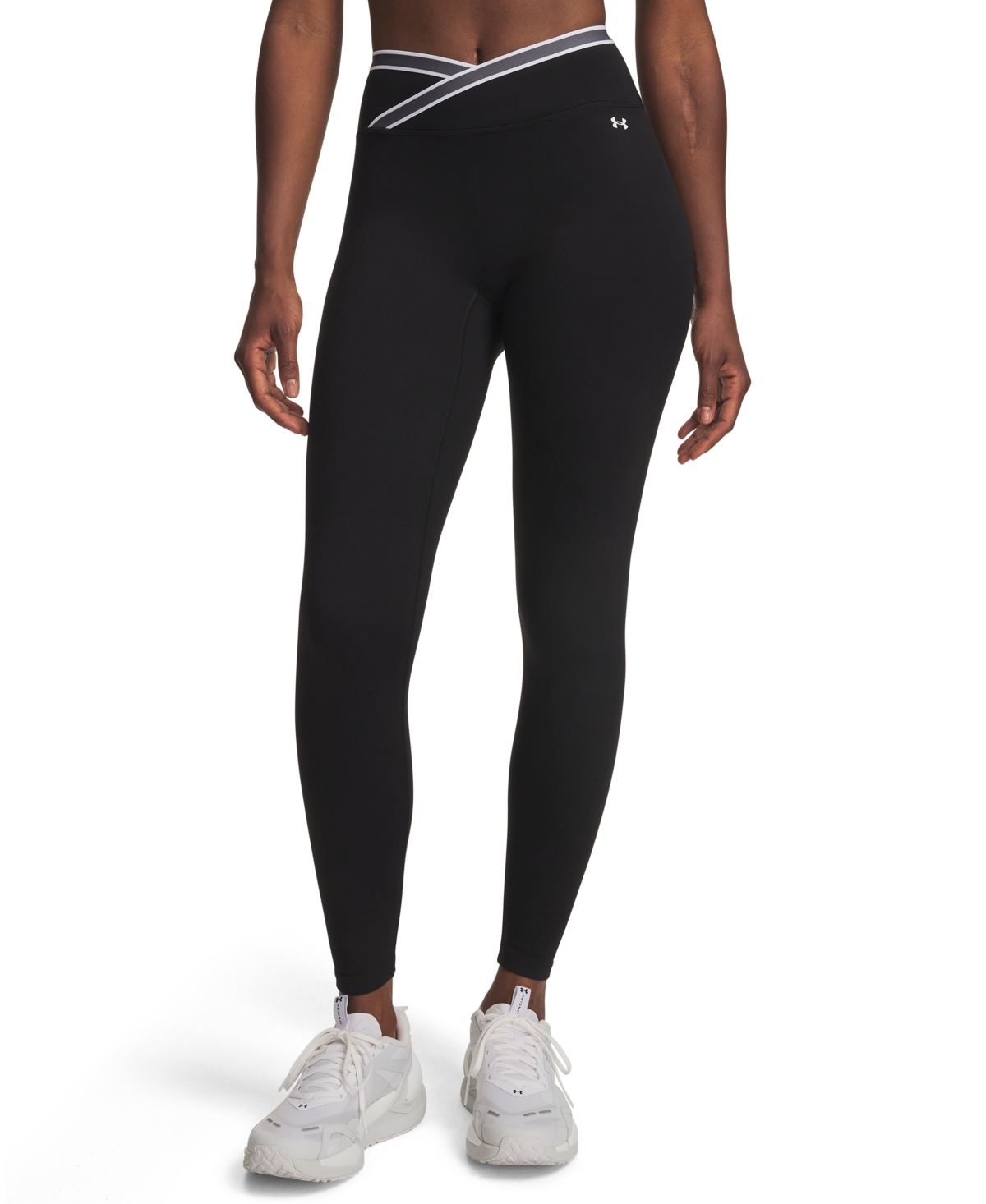 Under Armour Women’s Motion Sport Tape Leggings – Ultimate Black Under Armour Women’s Motion Sport Tape Leggings – Ultimate Black