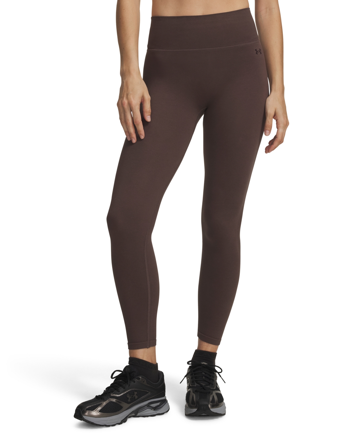 Under Armour Women’s Seamless Ankle-Length Leggings – Peppercorn / Black Under Armour Women’s Seamless Ankle-Length Leggings – Peppercorn / Black