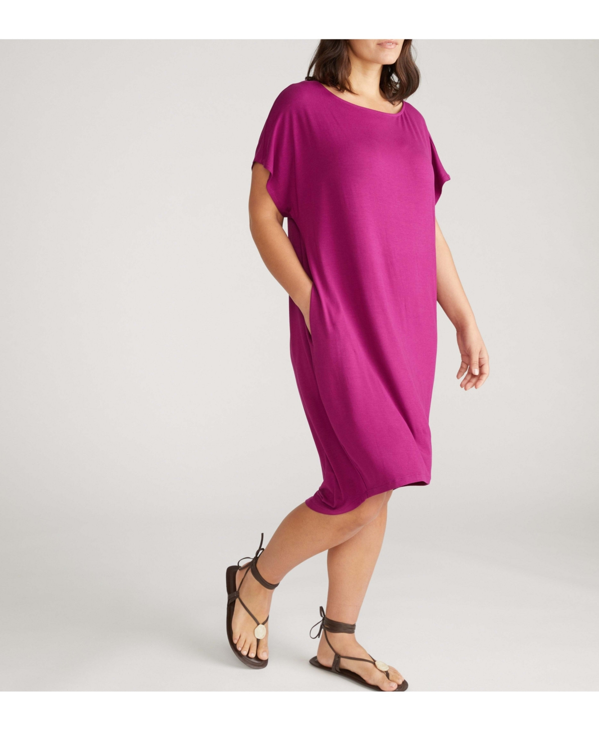 Universal Standard Women’s Liquid Jersey Shift Dress – Rothko purple Universal Standard Women’s Liquid Jersey Shift Dress – Rothko purple