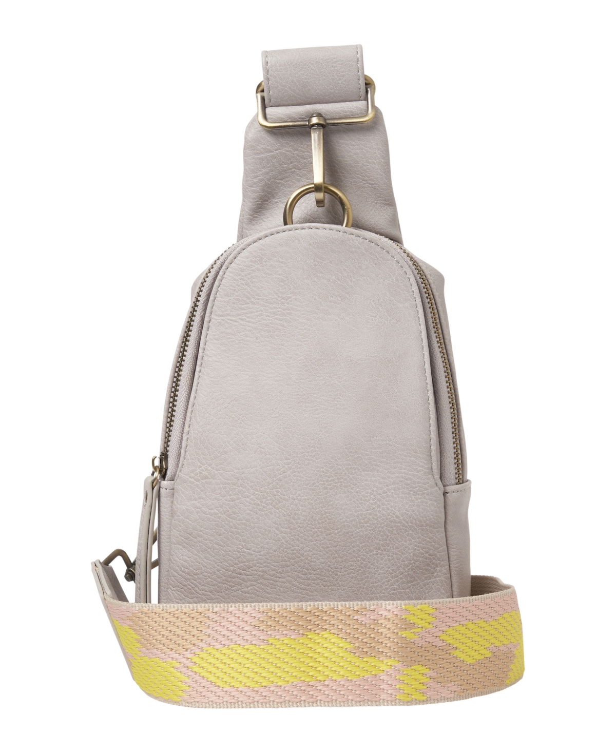 Urban Originals Women’s Liberty Crossbody Bag – Gray and Pink Urban Originals Women’s Liberty Crossbody Bag – Gray and Pink