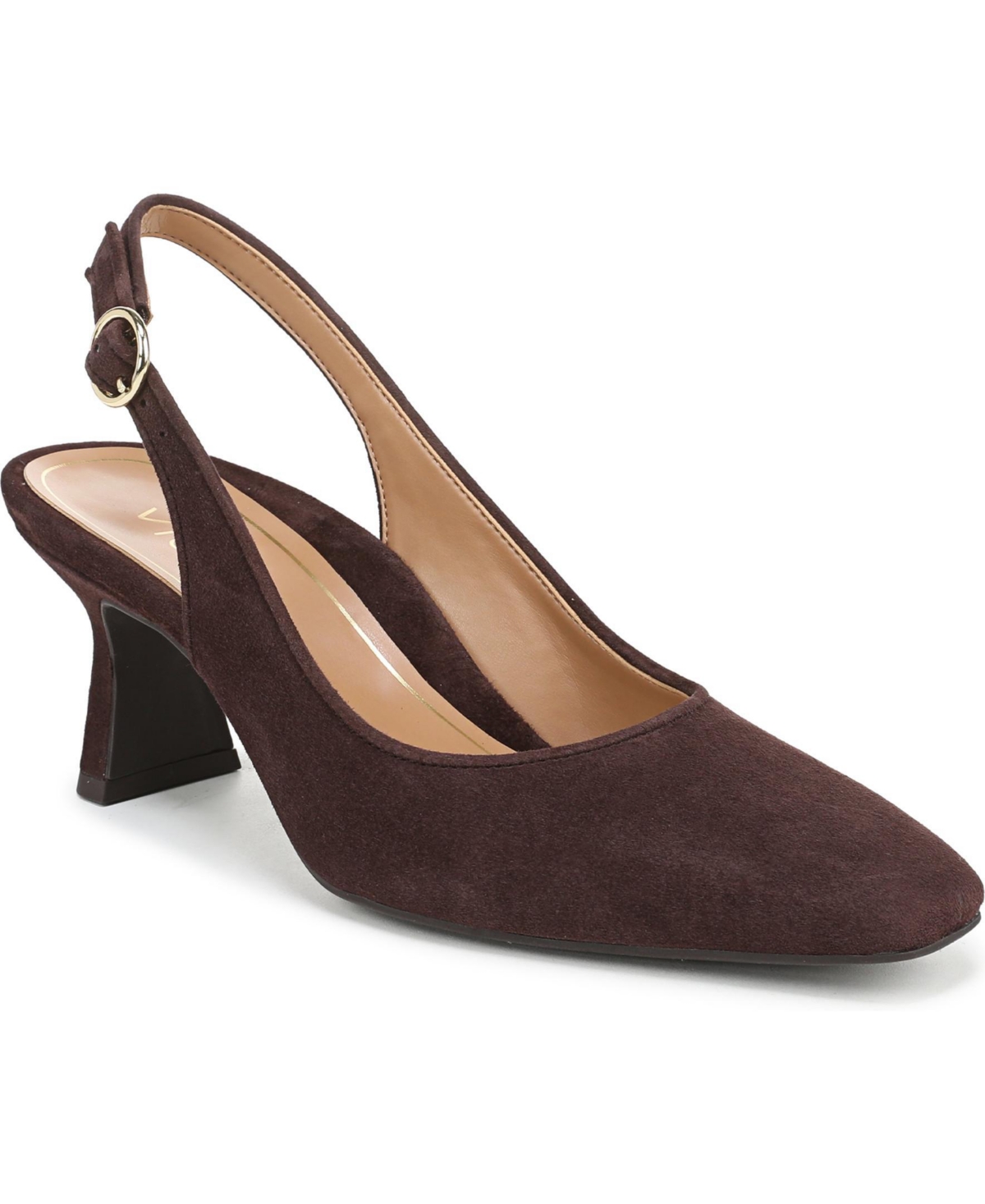 Vionic Womens Perris Slingback Shoes – Cafe noir suede