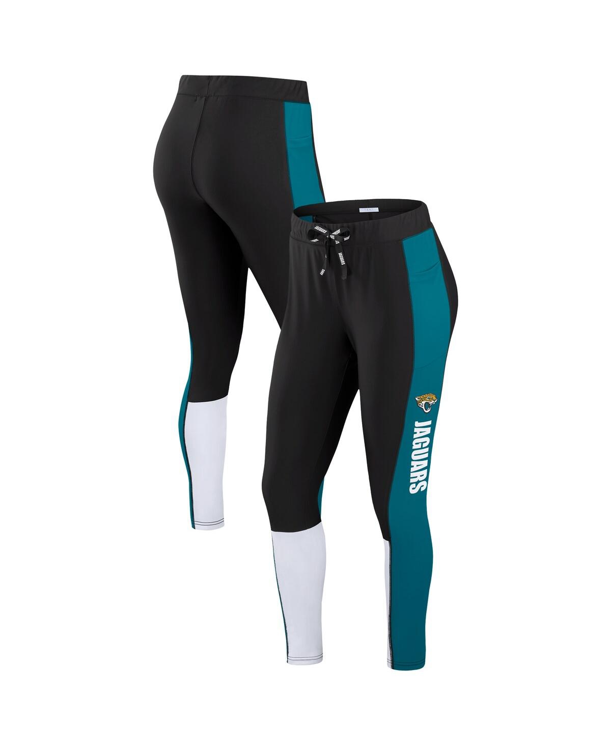 Wear by Erin Andrews Women’s Black/Teal Jacksonville Jaguars Color Block Leggings – Black, Teal Wear by Erin Andrews Women’s Black/Teal Jacksonville Jaguars Color Block Leggings – Black, Teal