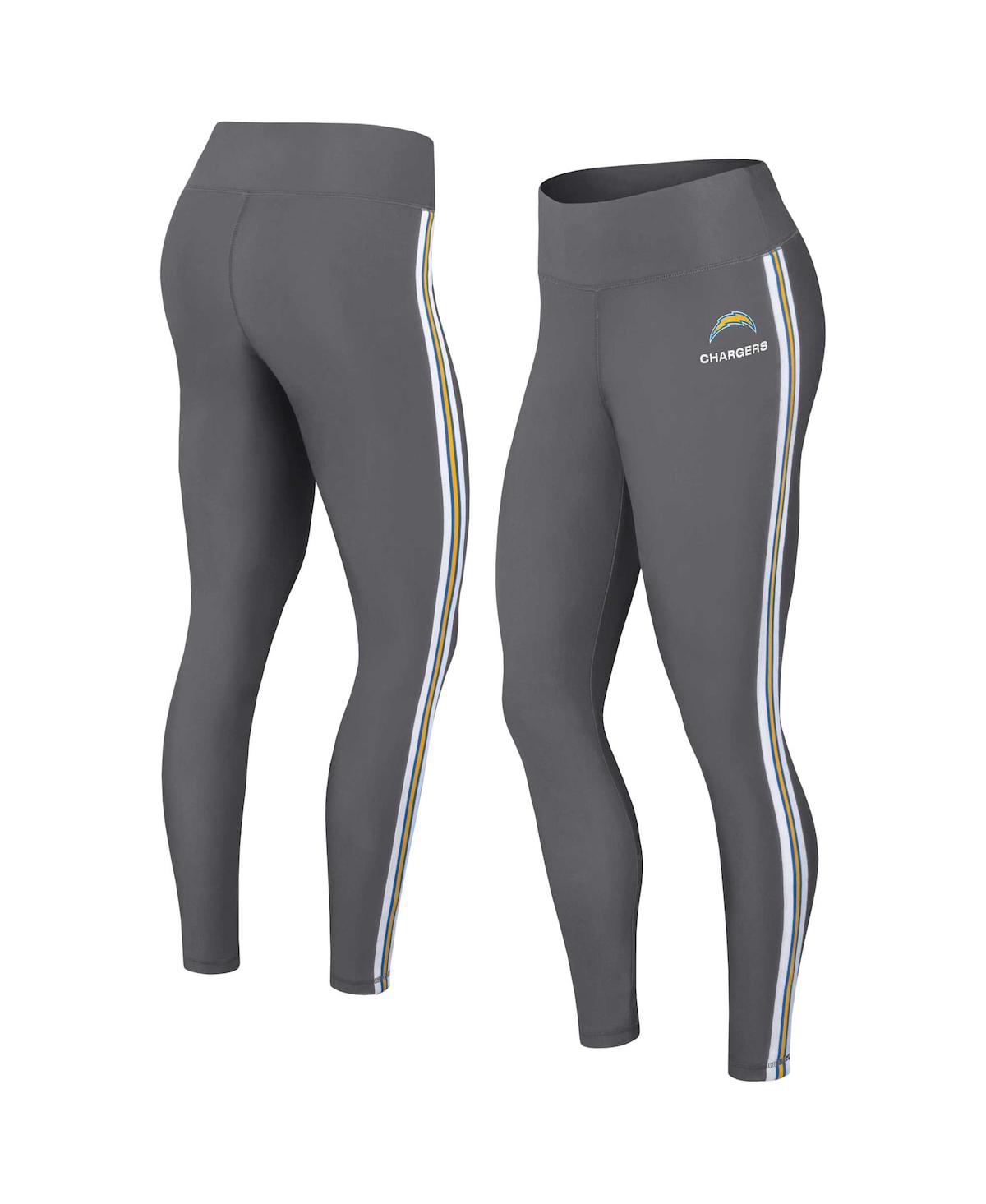 Wear by Erin Andrews Women’s Charcoal Los Angeles Chargers Color Block Leggings – Charcoal
