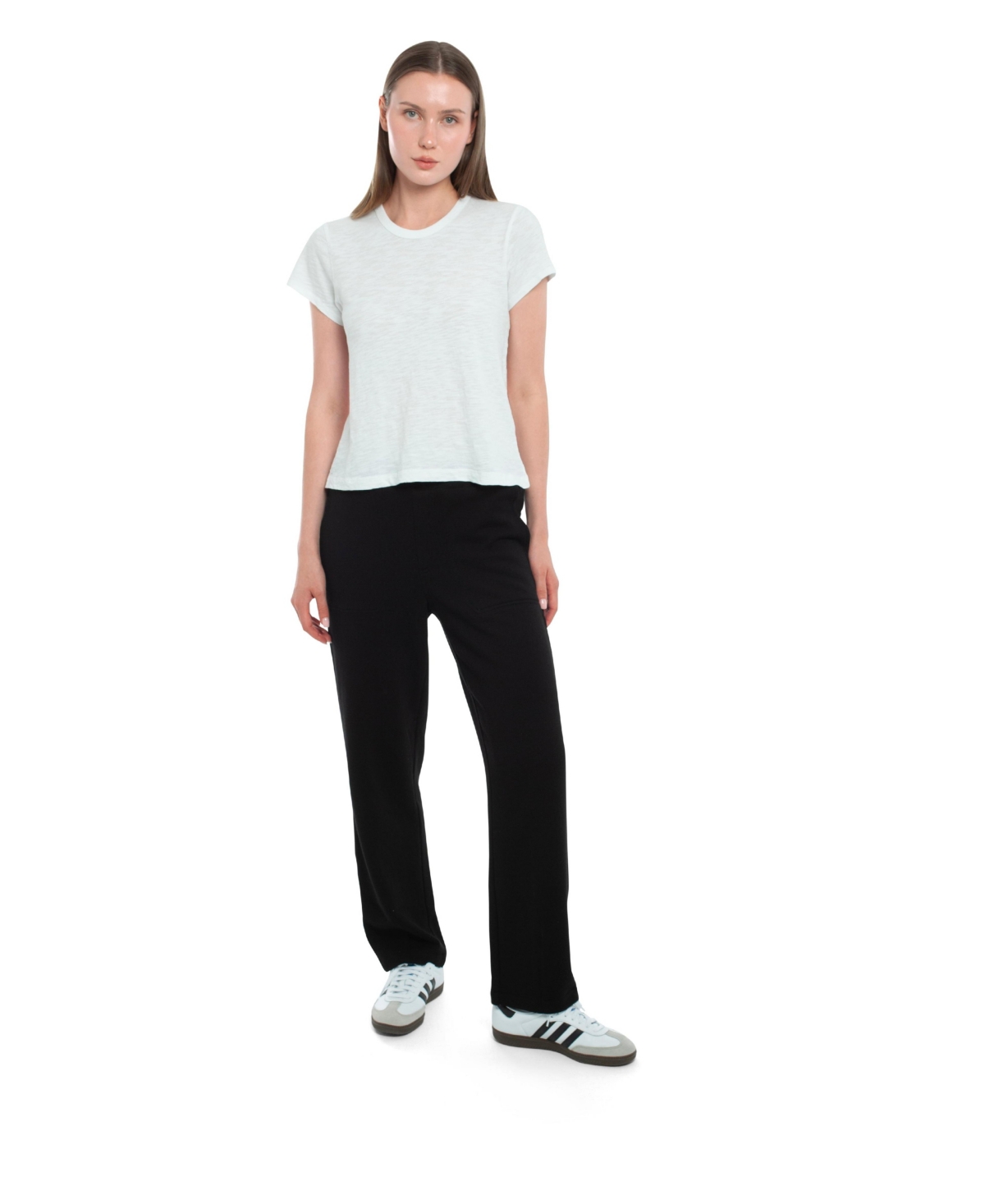Wilt Clothing Women’s Elastic Waist Relaxed Pant – Black. Wilt Clothing Women’s Elastic Waist Relaxed Pant – Black.