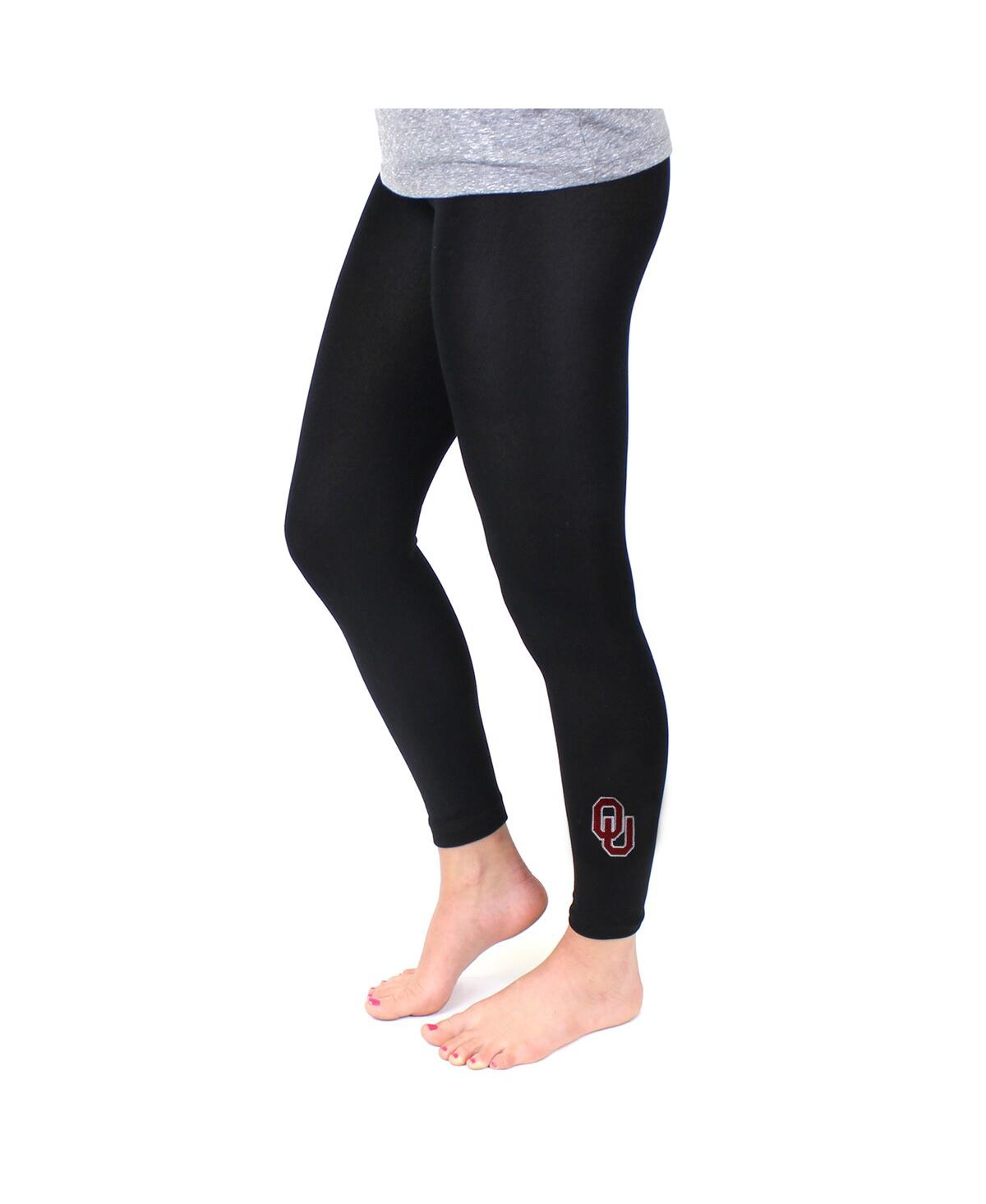 Women’s Black Oklahoma Sooners Fleece Leggings – Black Women’s Black Oklahoma Sooners Fleece Leggings – Black