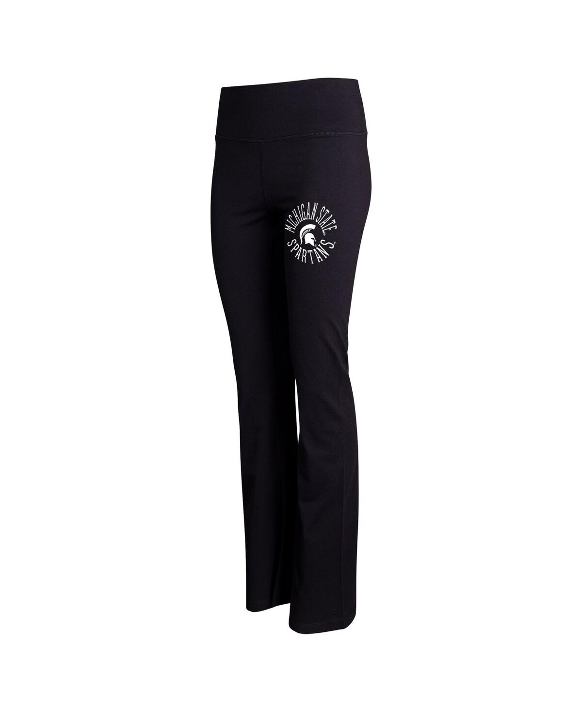 Women’s Concepts Sport Black Michigan State Spartans Enclave Tri-Blend Flared Leggings – Black Women’s Concepts Sport Black Michigan State Spartans Enclave Tri-Blend Flared Leggings – Black