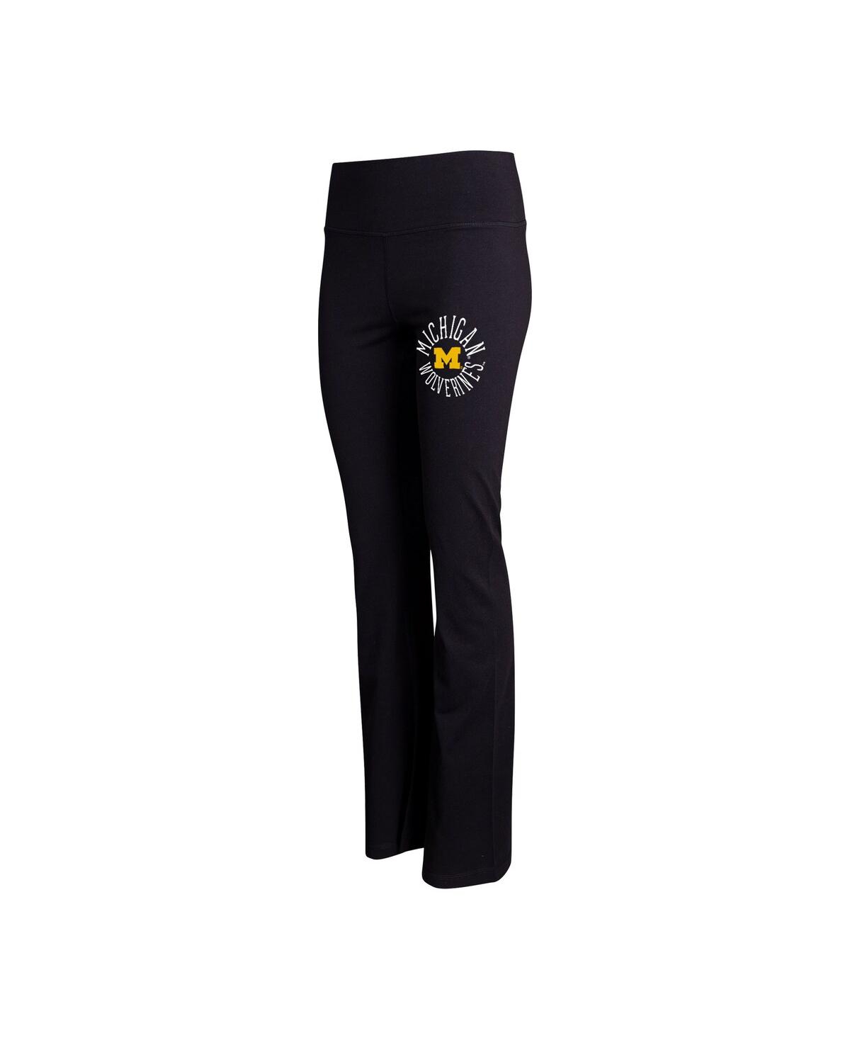 Women’s Concepts Sport Black Michigan Wolverines Enclave Tri-Blend Flared Leggings – Black Women’s Concepts Sport Black Michigan Wolverines Enclave Tri-Blend Flared Leggings – Black