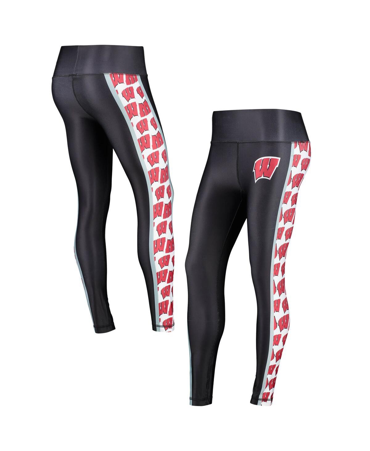 Women’s Concepts Sport Black Wisconsin Badgers Dormer Knit Leggings – Black Women’s Concepts Sport Black Wisconsin Badgers Dormer Knit Leggings – Black