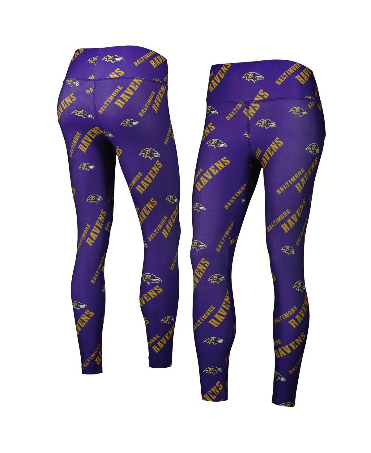 Women’s Concepts Sport Purple Baltimore Ravens Breakthrough Allover Print Leggings – Purple