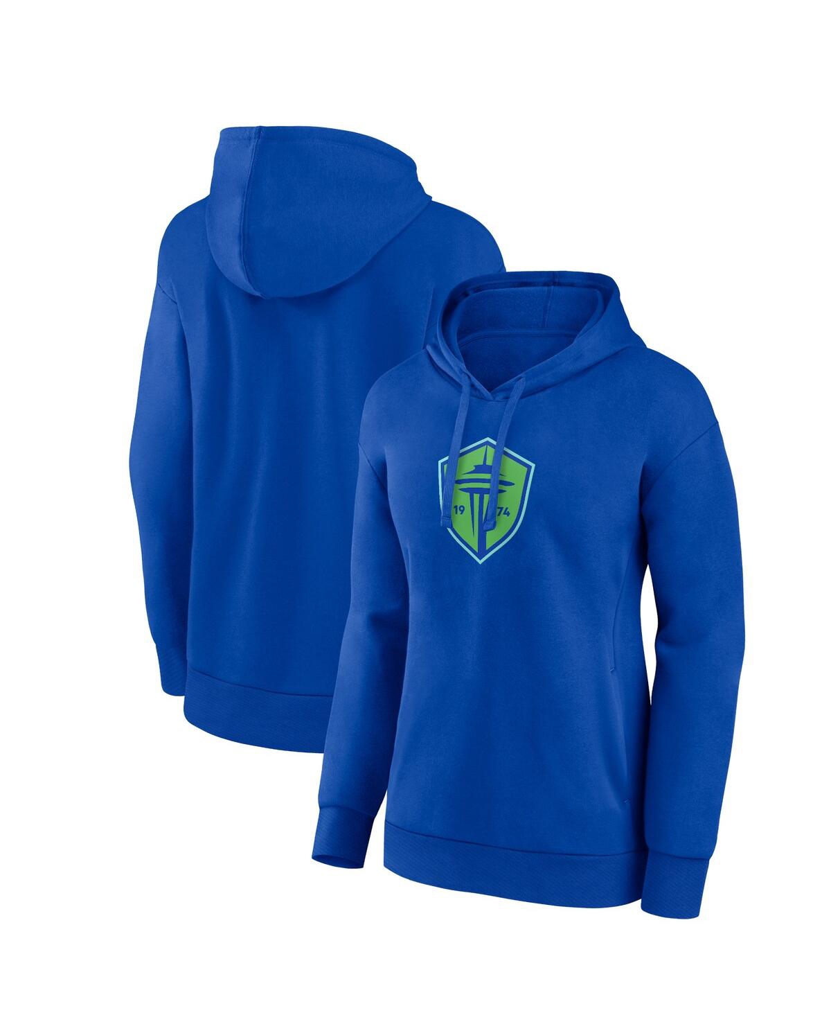 Women’s Fanatics Blue Seattle Sounders Fc Primary Logo Pullover Hoodie – Blue