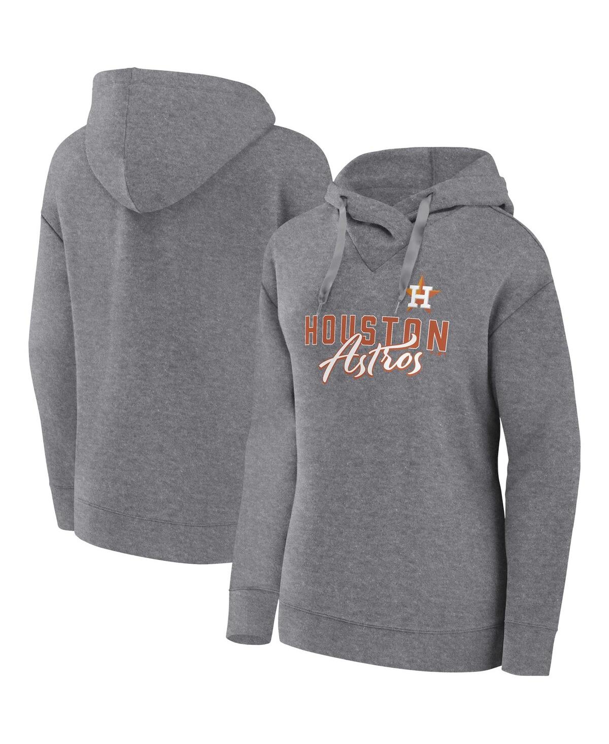 Women’s Fanatics Heather Gray Houston Astros Script Favorite Lightweight Fitted Pullover Hoodie – Heather Gray Women’s Fanatics Heather Gray Houston Astros Script Favorite Lightweight Fitted Pullover Hoodie – Heather Gray