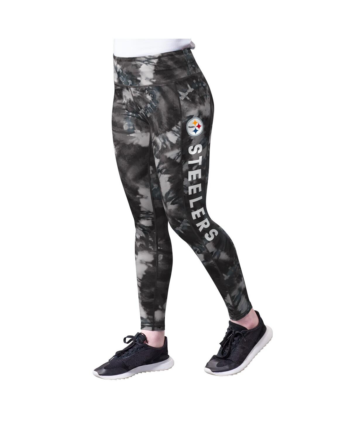 Women’s Msx by Michael Strahan Black Pittsburgh Steelers Aubrey Tie-Dye Leggings – Black Women’s Msx by Michael Strahan Black Pittsburgh Steelers Aubrey Tie-Dye Leggings – Black