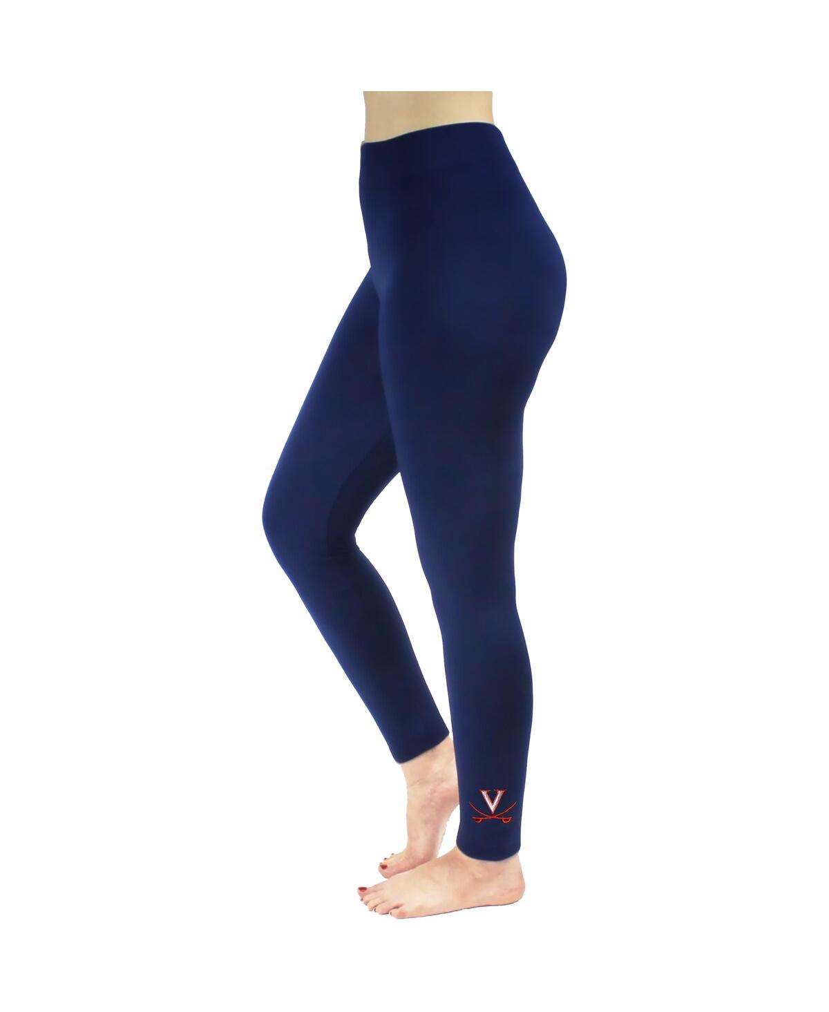 Women’s Navy Virginia Cavaliers Fleece Leggings – Navy
